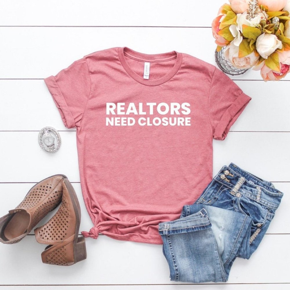 Realtor Real Estate - Mauve T-shirt, Graphic Tee